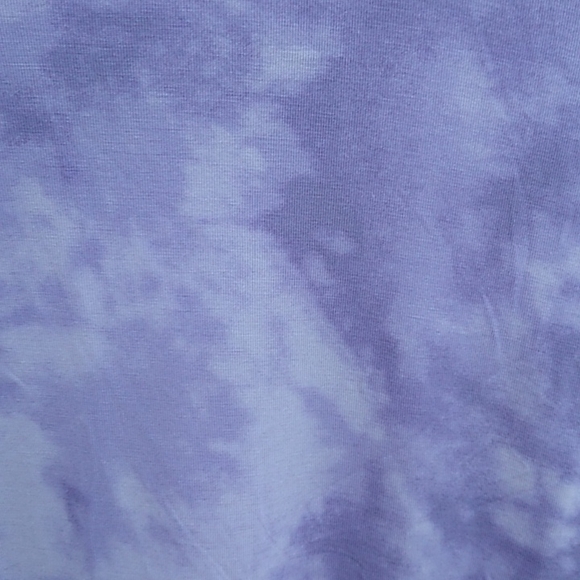 NWT Women's Beautifully Soft Fleece Tie Dye Lounge Sweatshirt - Size 1X - Picture 4 of 8